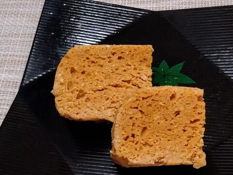 きな粉と豆腐で、しっとりふわふわケーキ